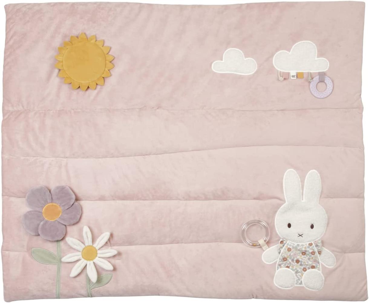 Miffy x Little Dutch Laufstallteppich Vintage Little Flowers Rosa Bild 1