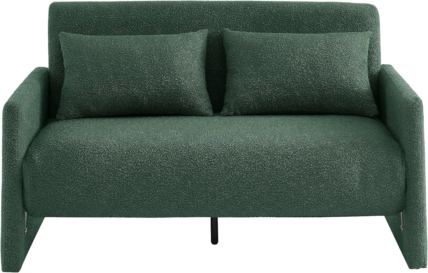 BAÏTA Sofa, rechts, ausziehbar, Jade, 2-Sitzer, Stoff, Frottee, Grün Bild 1