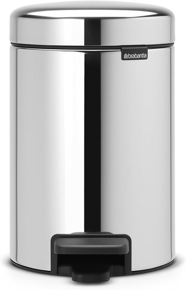 Brabantia 'NewIcon' Treteimer, Brilliant Steel, 3 Liter Bild 1