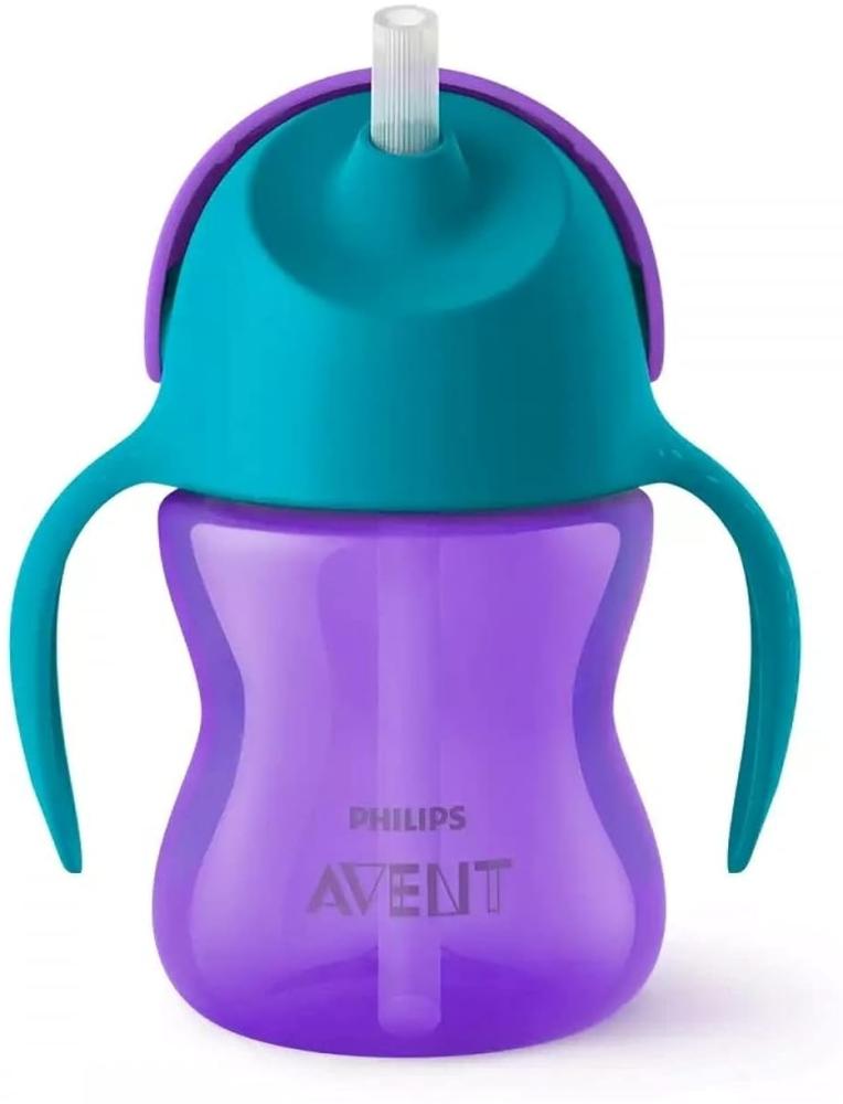 Avent Strohhalmbecher 200 ml Lila Violett Bild 1