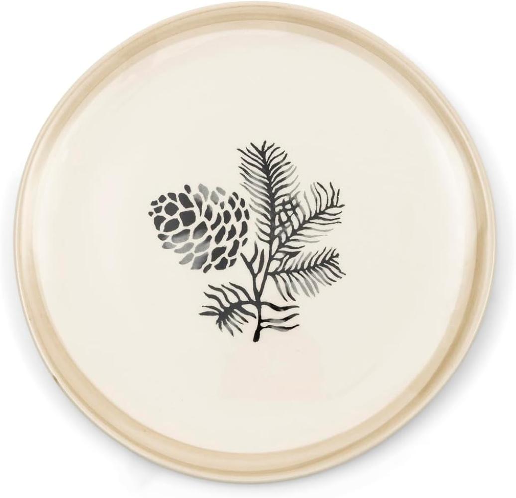 Riviera Maison Speiseteller Dusty Pine Cone Dinner Plate 543640 Bild 1