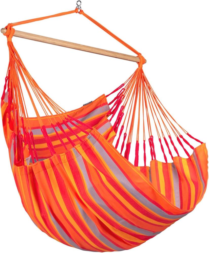 La Siesta Hängesessel DOMINGO Basic toucan orange Lounger Hängestuhl Hängematte Bild 1