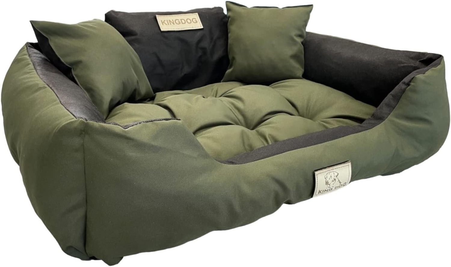 AIO Tierbett, KingDog Hunde- und Katzenbett XXL Außenmaße: 130x105 cm Bild 1