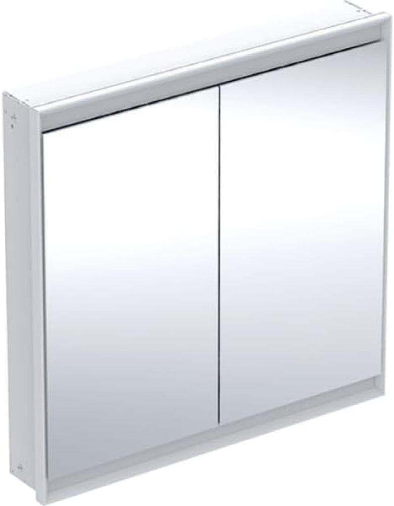 Geberit ONE Spiegelschrank mit ComfortLight, 2 Türen, Unterputzmontage, 75 x 90 x 15 cm, 505.802.00, Farbe: Aluminium eloxiert - 505.802.00.1 Bild 1