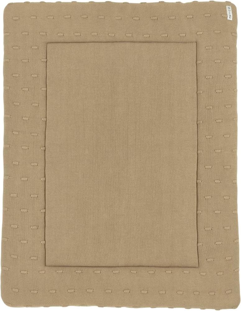 Meyco Knots Laufstallteppich Taupe 77x97 cm Taupe Bild 1