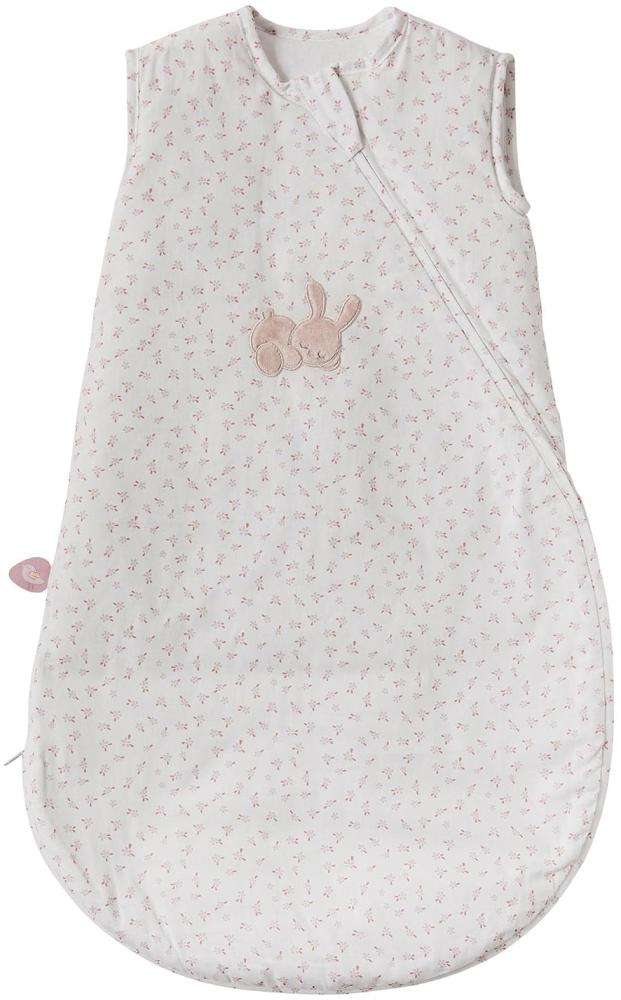 Nattou Babyschlafsack für Herbst und Winter, Aus Baumwolle (Popeline/Jersey), TOG 2, Ca. 70 cm, 0-6 Monate, Alice und Pomme, Weiß Bild 1