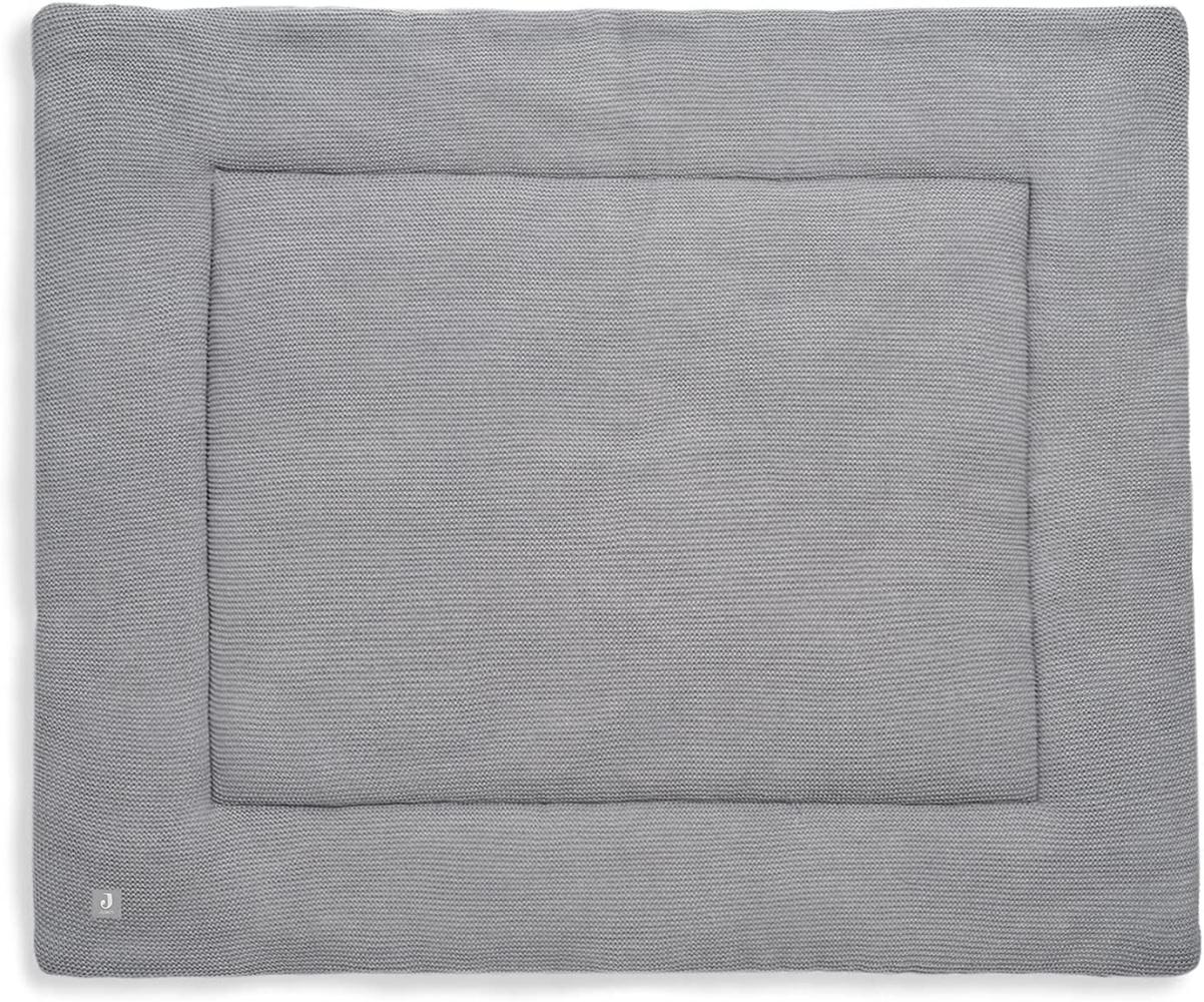 Jollein Basic Knit Laufstallteppich Stone Grey 80x100 cm Bild 1