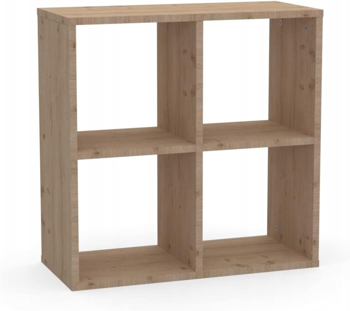 Kallax Regal 2x2 - Bücherregal 67,26 x 67,4 cm - Raumteiler Regal - Würfelregal für Wohnzimmerund Büro - Regal Würfel mit 6 Fächern - Aufbewahrung Regal Bild 1