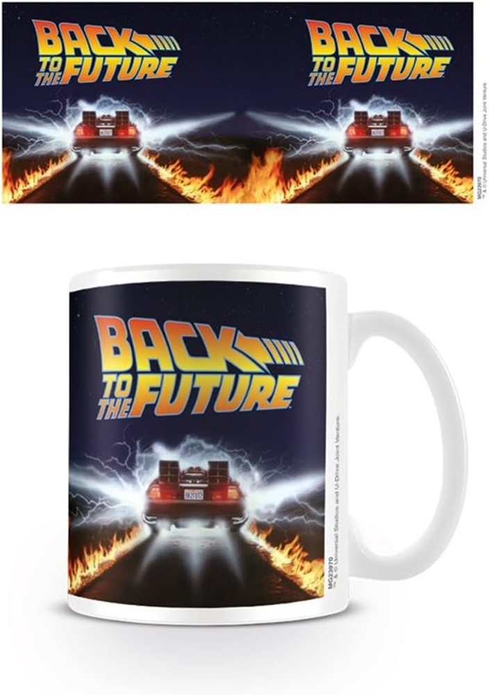 empireposter Back To The Future Delorean Größe (cm), ca. Ø8,5 H9,5cm Beschreibung: Keramik Tasse, weiß, bedruckt, Fassungsvermögen 320 ml, offiziell lizenziert, spülmaschinen und mikrowellenfest Bild 1