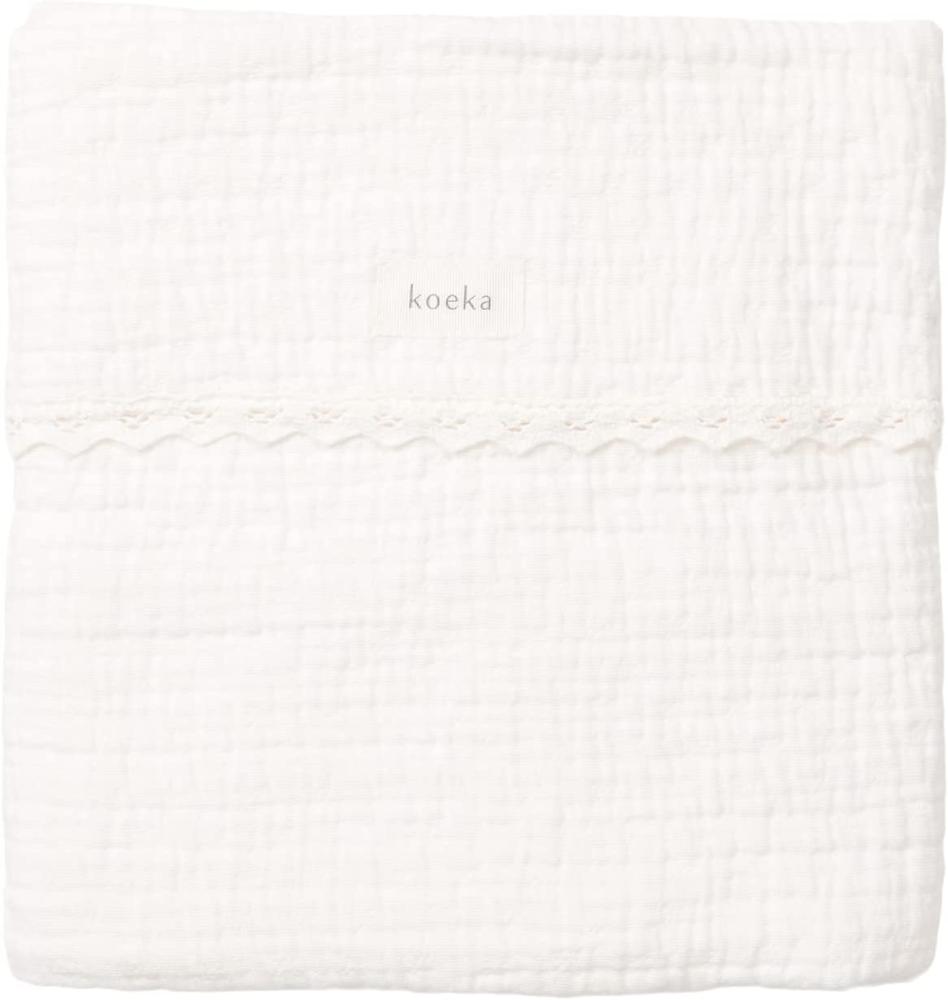 Koeka Lace Elba Babydecke Milky Weiß Bild 1