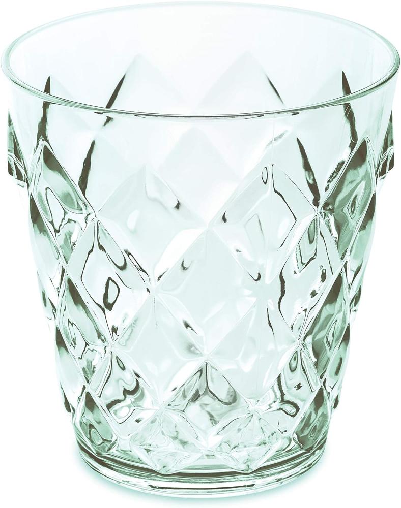 Koziol Crystal S Becher, Coktailbecher, Tasse, Saftbecher, Trinkbecher, Kunststoff, Transparent Jade, 200 ml, 3545653 Bild 1