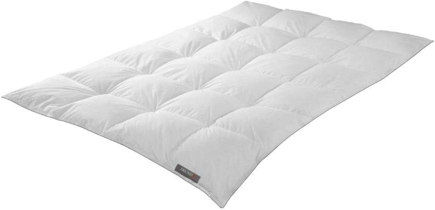 Badenia Bettcomfort Daunendecke Trendline Comfort, 155x220 cm, weiß Bild 1