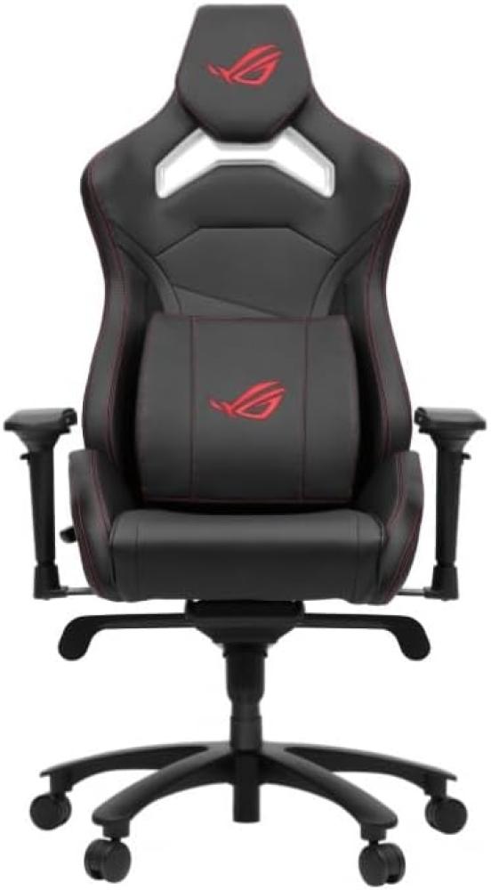 ASUS ROG Chariot X Core Gaming-Stuhl (verstellbare Kopfstütze, 4D-Armlehnen, Memory-Foam, Premium-PU-Leder, Klasser 4 Gaslift) schwarz Bild 1