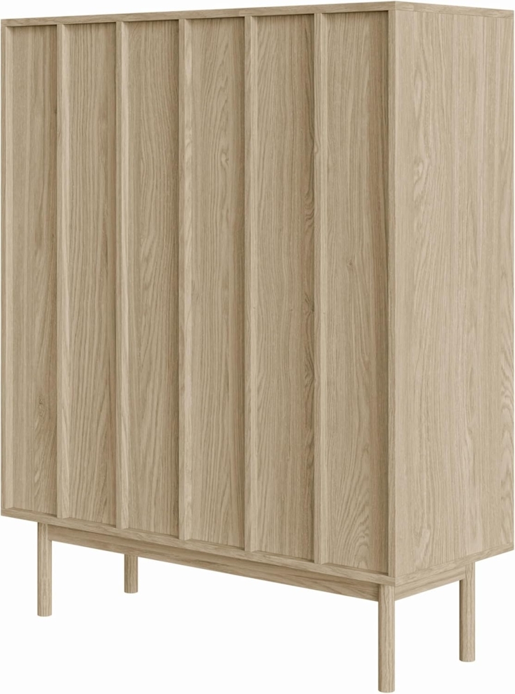 Selsey Neksto - Highboard 2-türig, Eichenholzoptik, 100 cm Bild 1