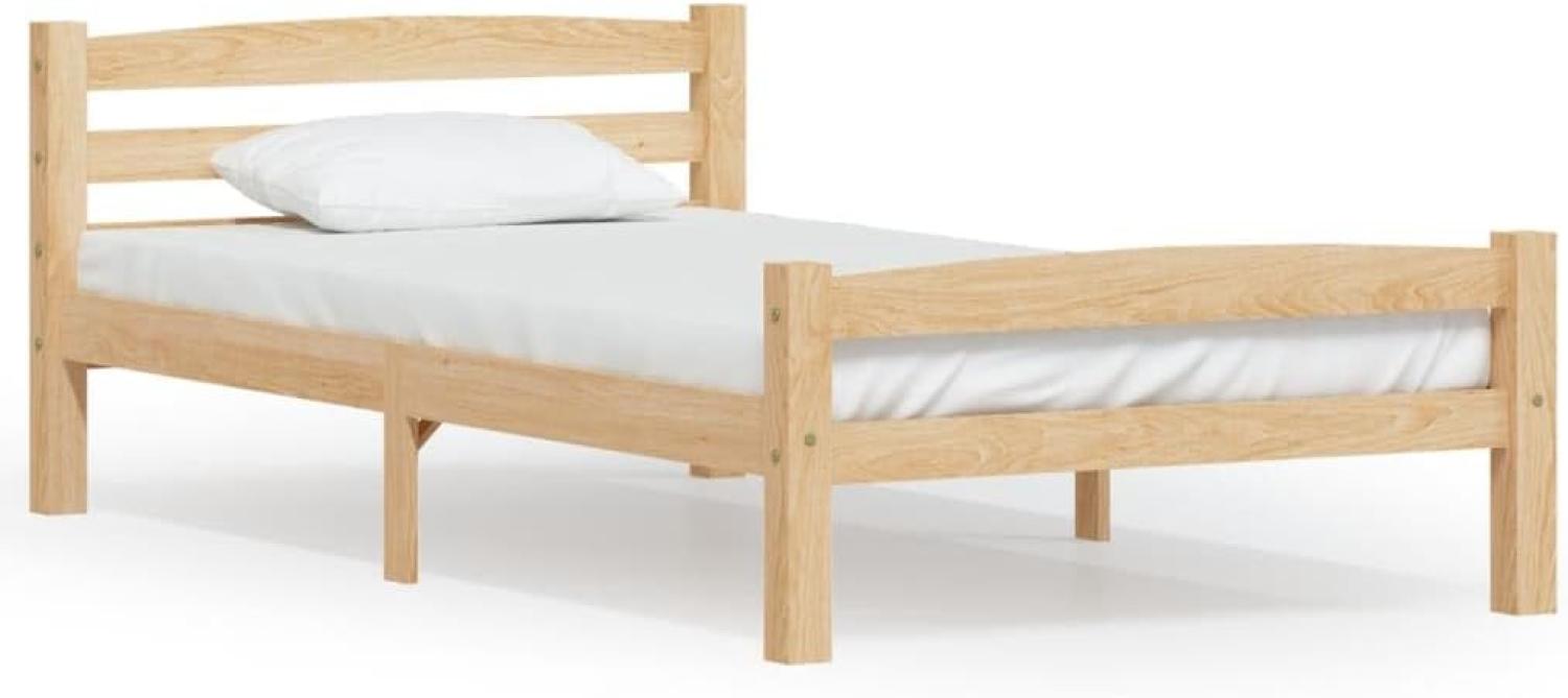 vidaXL Massivholzbett Kiefer 100x200 cm [322062] Bild 1