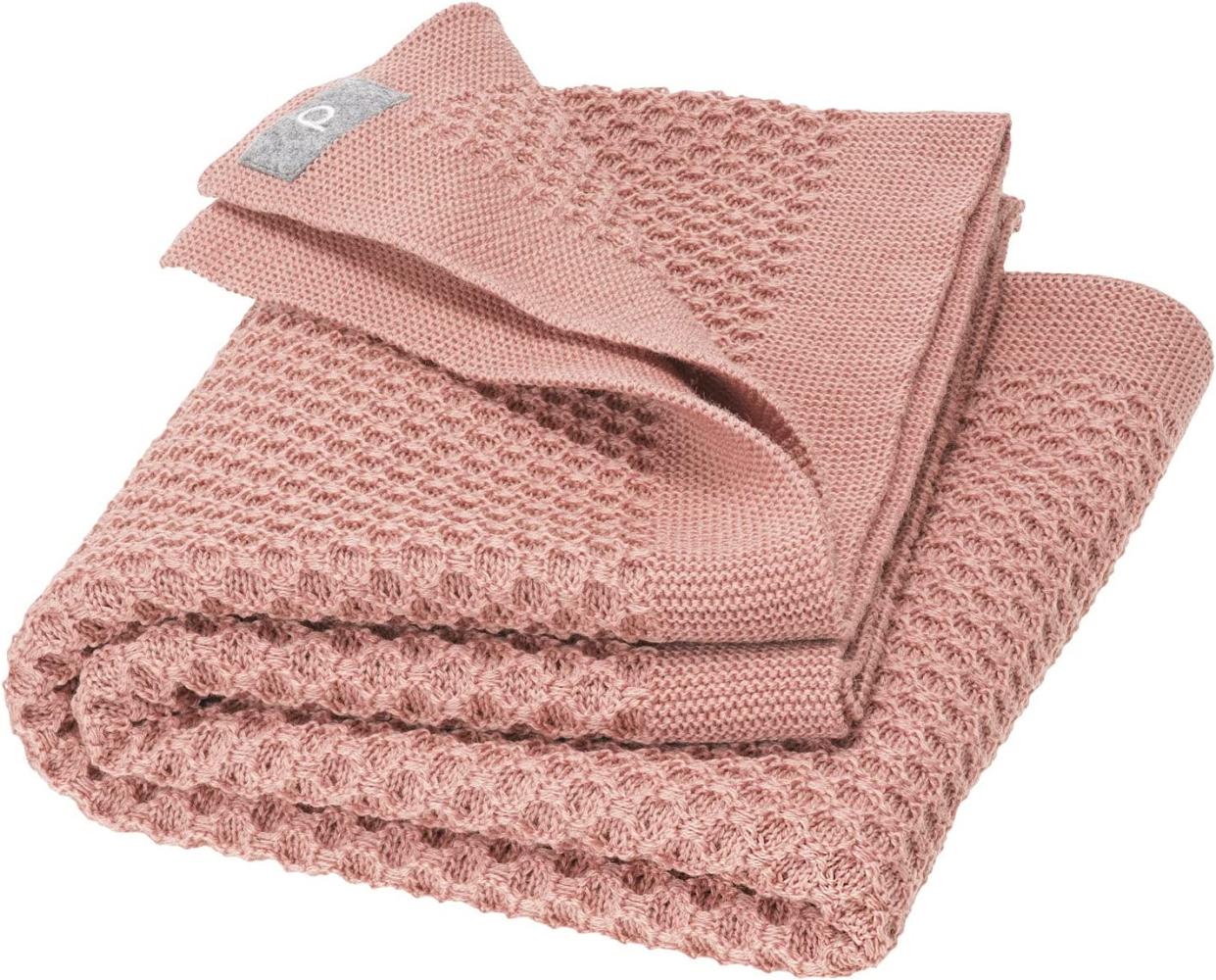 disana Waben-Strickdecke (Farbe: rosé) Bild 1