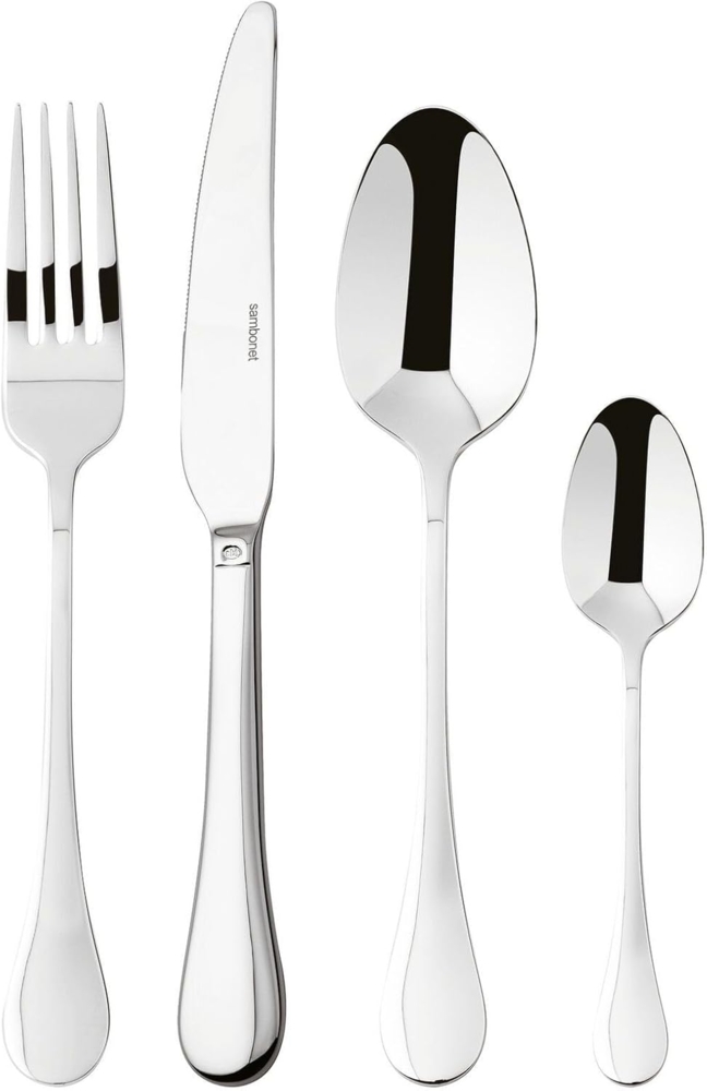 Rosenthal Sambonet 'Bloom' Besteck-Set, Edelstahl, Silber, 24 Bild 1
