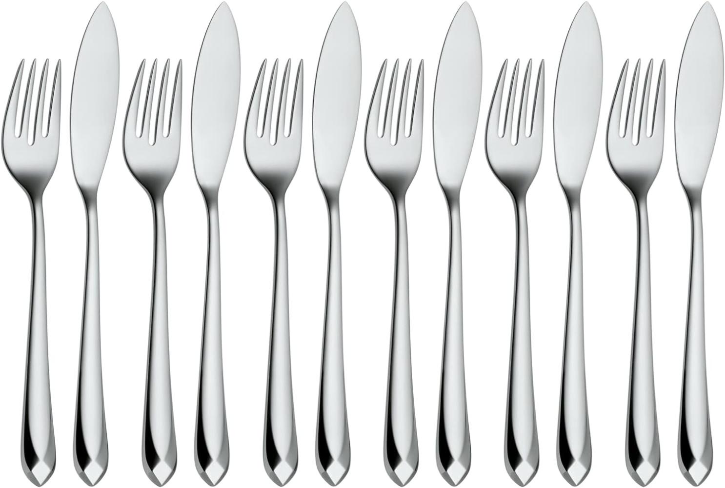 WMF Jette Fischbesteck-Set, 12-teilig, Cromargan protect® 3201112842 Bild 1