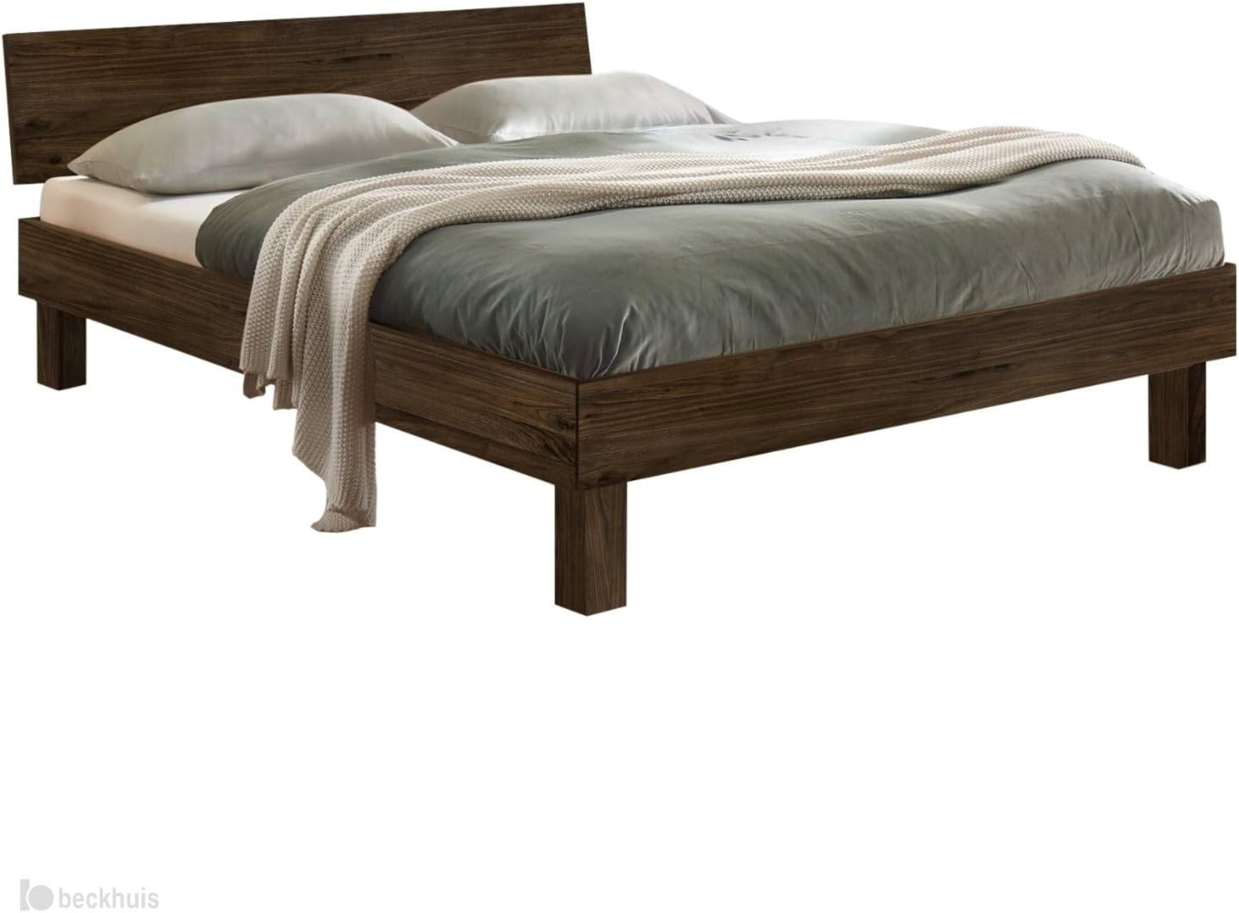 Hasena Trento Forti Massivholzbett 160x200 Nussbaum, geölt 20 Bild 1