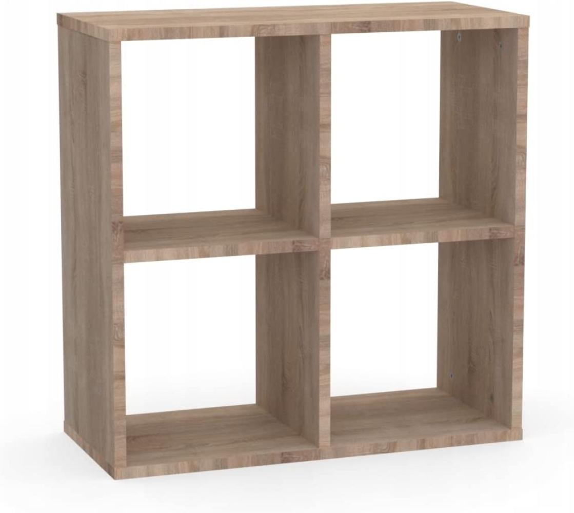 Kallax Regal 2x2 - Bücherregal 67,26 x 67,4 cm - Raumteiler Regal - Würfelregal für Wohnzimmerund Büro - Regal Würfel mit 6 Fächern - Aufbewahrung Regal Bild 1