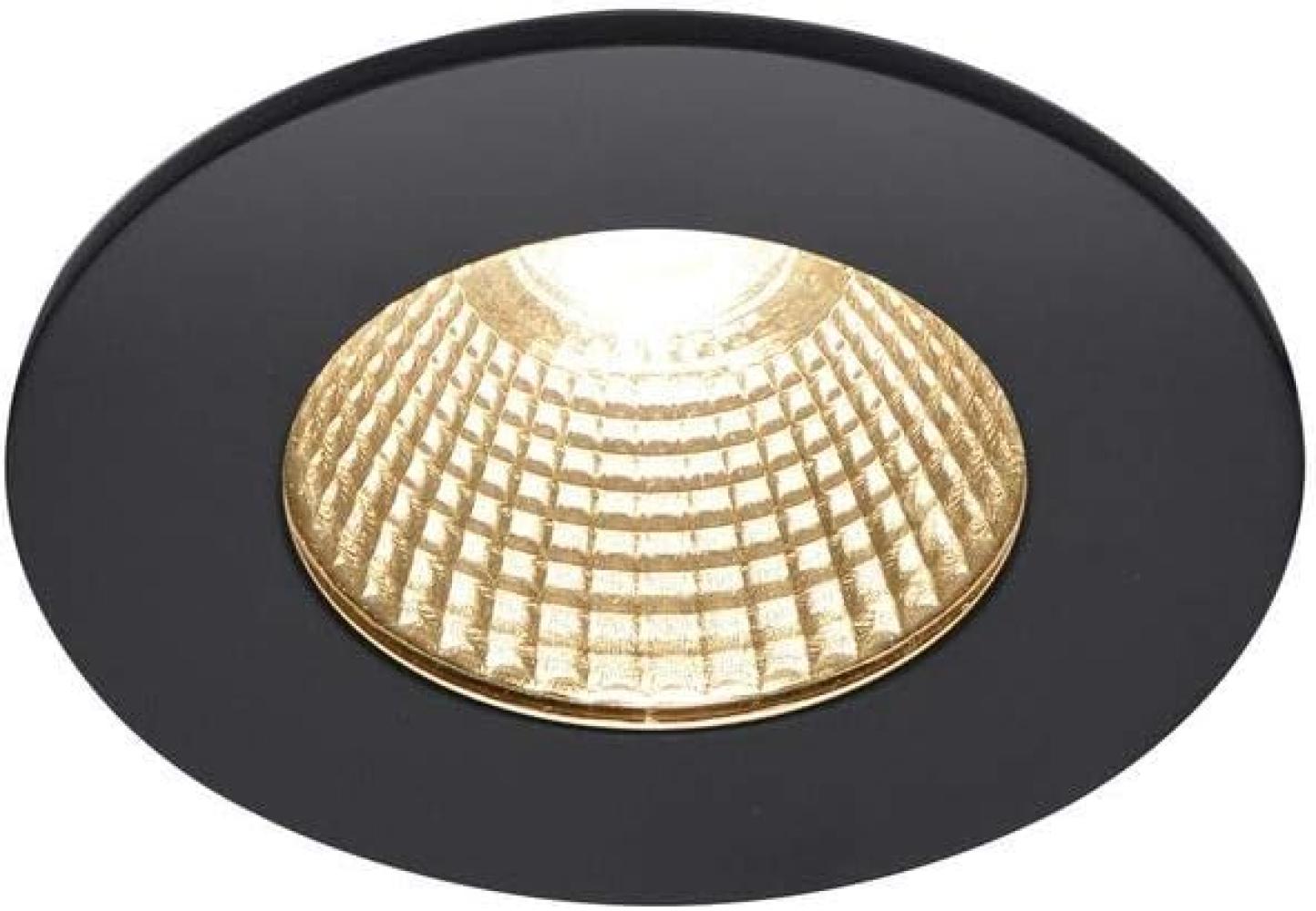 SLV No. 1002098 PATTA-I LED Outdoor Deckeneinbauleuchte rund DL IP65 schwarz 1800-3000K Bild 1