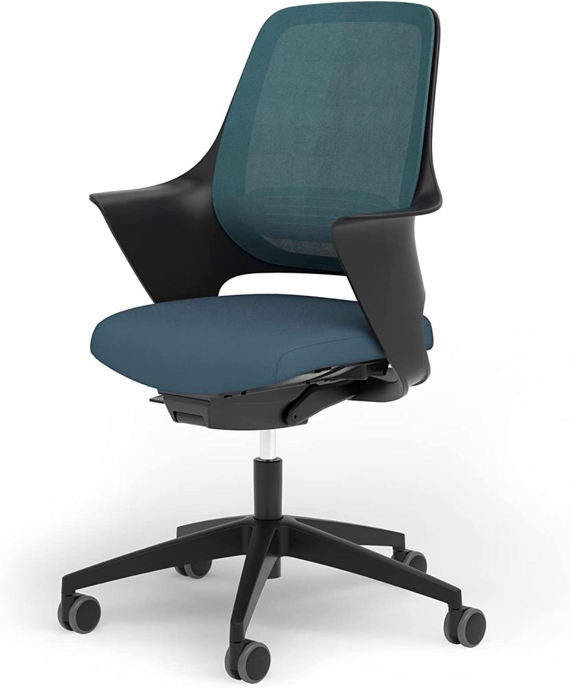 Ergotopia® WellBack, Ergonomischer Bürostuhl Made in Germany, Bequemer Schreibtischstuhl mit Lordosenstütze und Synchronmechanik, für Büro und Homeoffice Bild 1