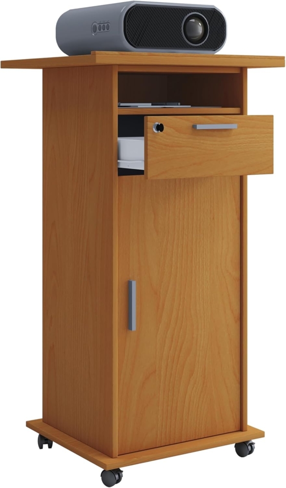 VCM Hifi-Möbel Neta 914388 Buche H. 108 x B. 60 x T. 50 cm Bild 1