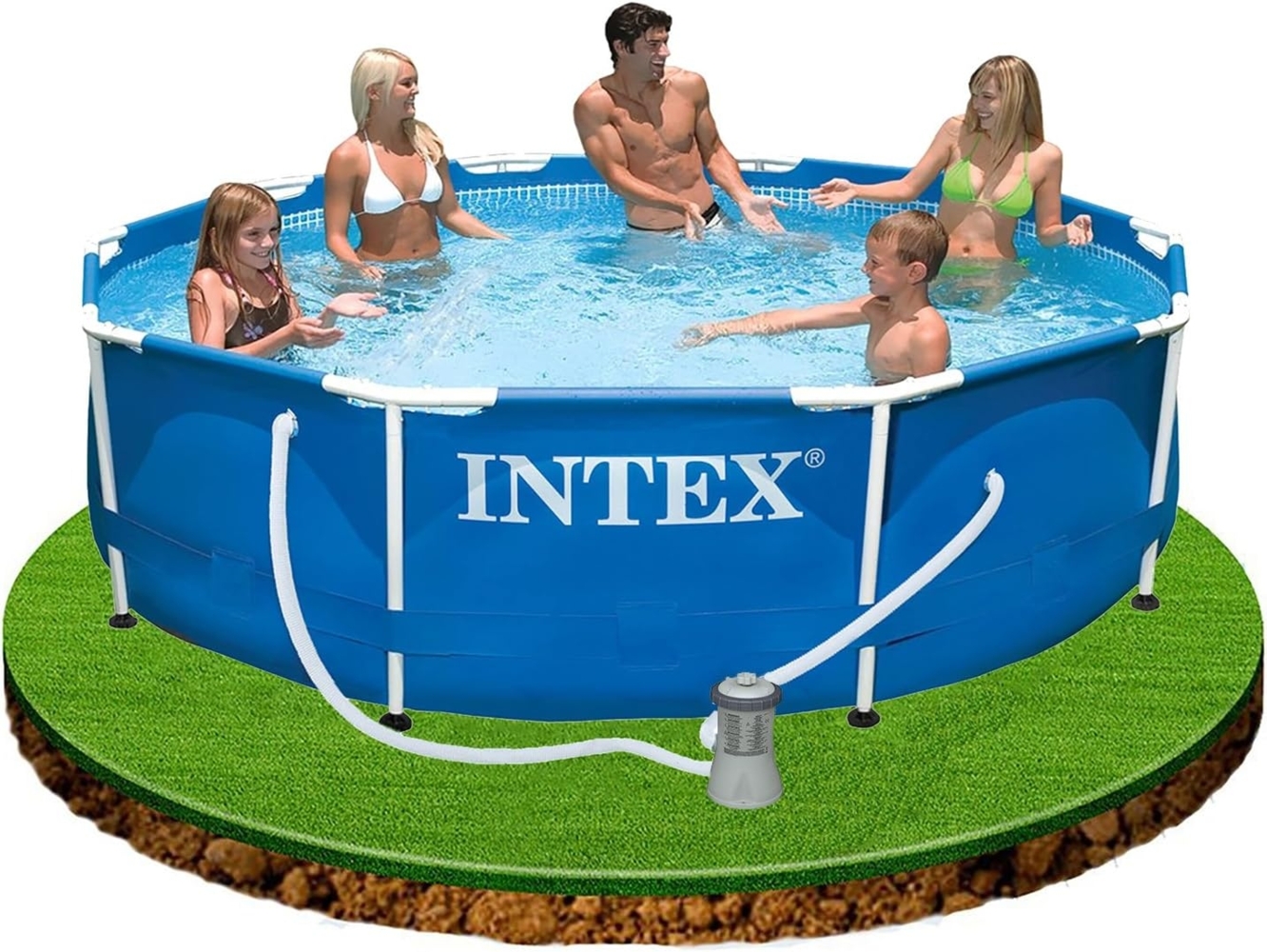 Intex Piscina Frame Ø305x76 cm Bild 1