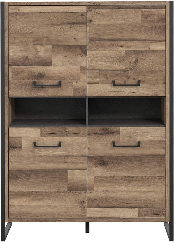 Highboard HUD Stabeiche Bild 1
