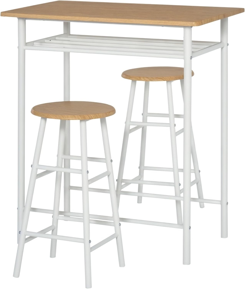 HOMCOM Bargruppe Bartisch-Set Bild 1