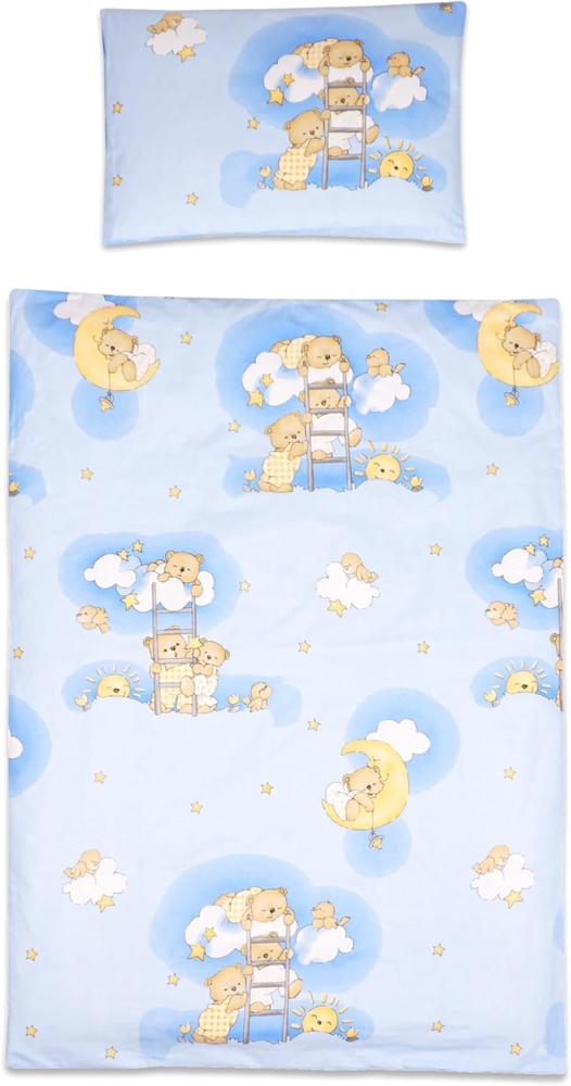 2-teiliges Baby Kinder Bettbezug 120x90 cm mit Kopfkissenbezug - Muster 4 Bild 1