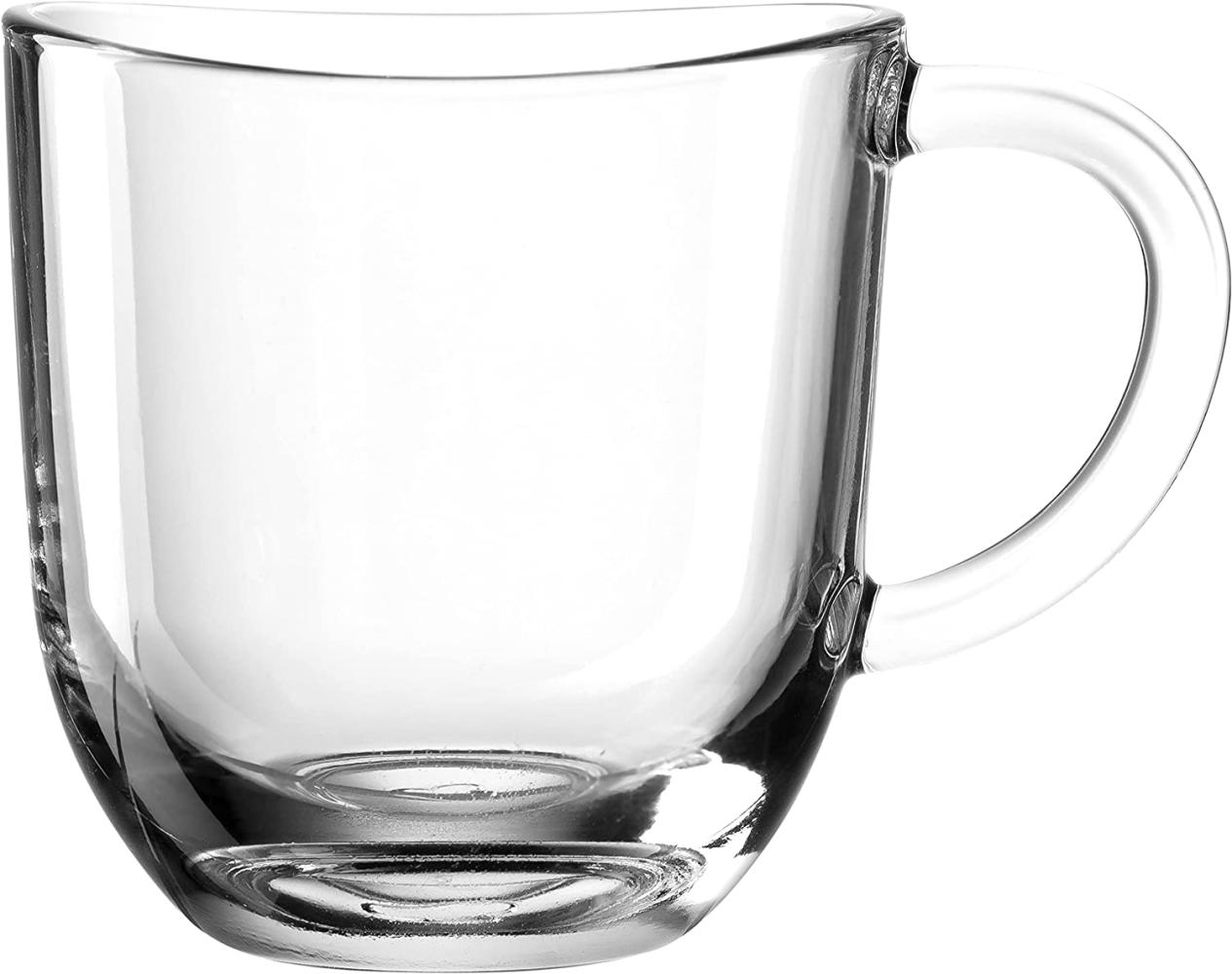 Leonardo Tasse Napoli, Glastasse, Becher, Kaffeetasse, Kalk-Natron Glas, klar, 280 ml, 024202 Bild 1