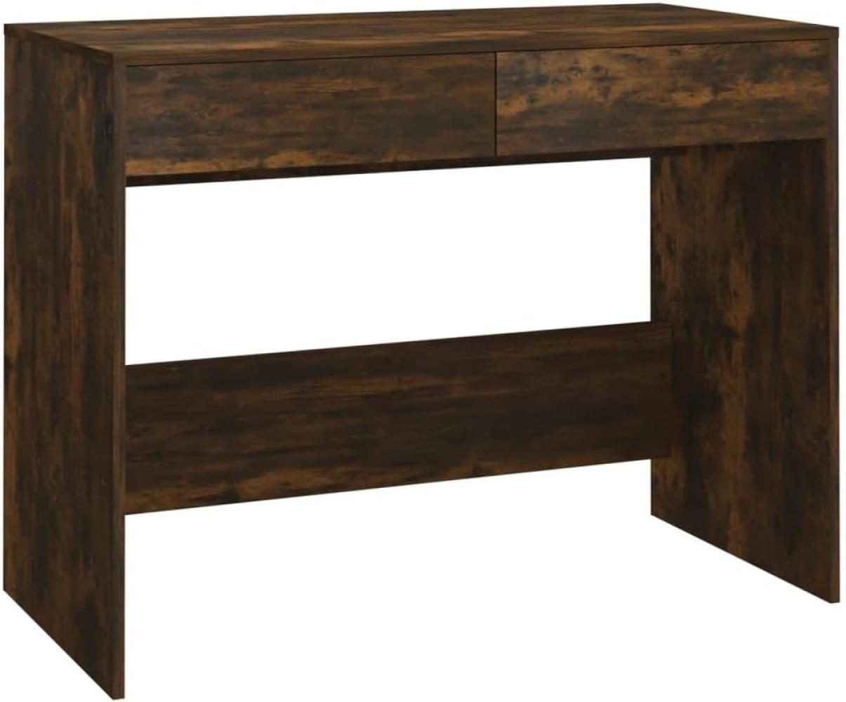 vidaXL Schreibtisch Räuchereiche 101x50x76,5 cm Holzwerkstoff 812996 Bild 1