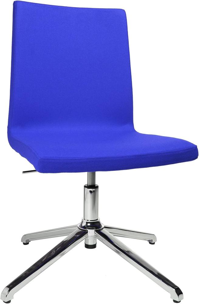 Topstar SEA190L56 Konferenz- und Besucherstuhl Sitness Cube, Bezugsstoff blau Bild 1