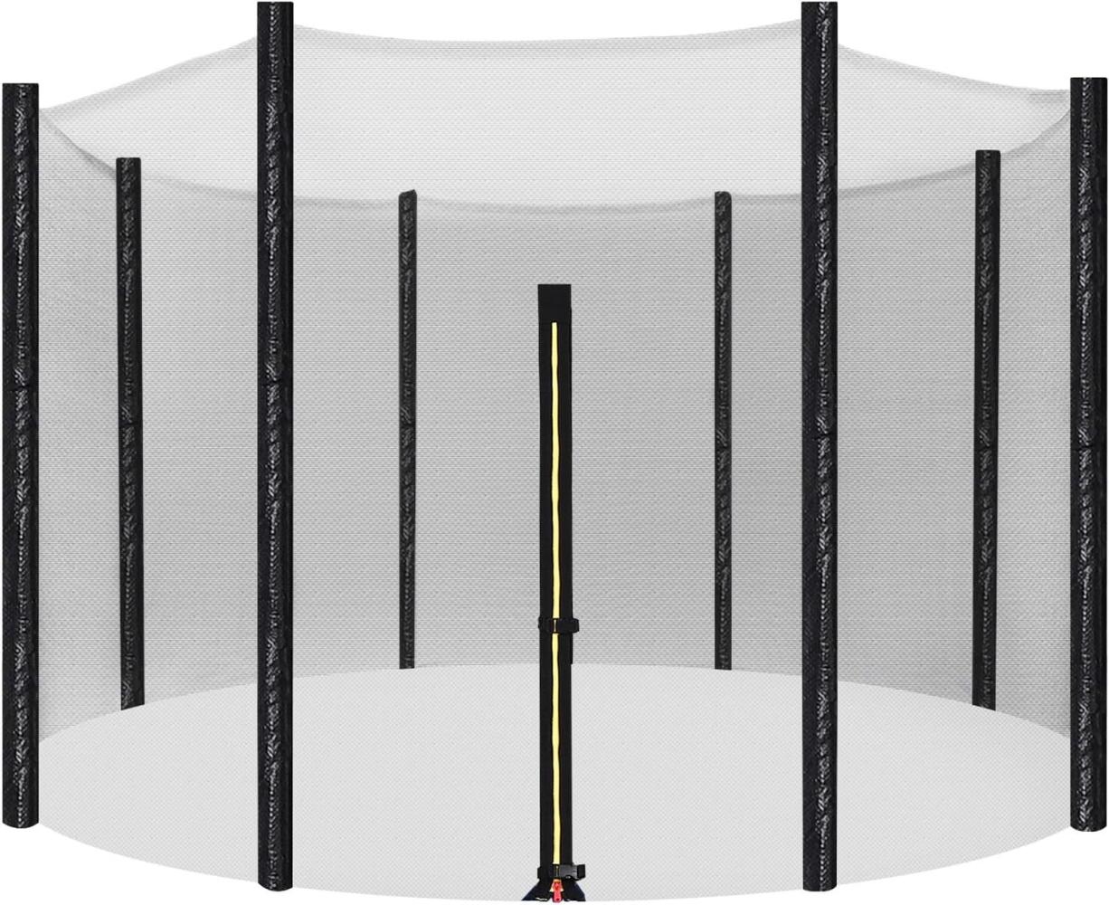 Songmics Sicherheitsnetz für Trampolin, für 8 Stangen, Ø366cm Bild 1