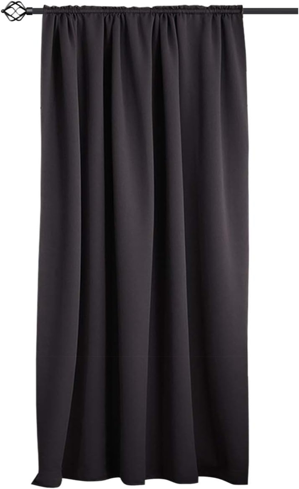 Woltu Gardine, (1 St), blickdicht, Blickdicht mit Kräuselband für Schiene, 250 g/m² Bild 1