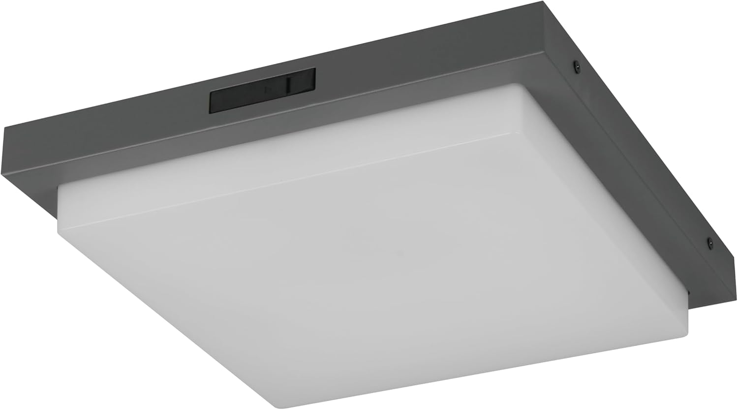 LED Außenwandleuchte BERMEJO mit Hausnummer & Bewegungsmelder 30 x 30cm Bild 1