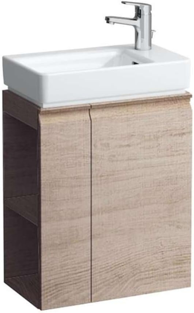 Laufen Pro S Waschtischunterschrank, zu Waschtisch H815954, Seitenablage links, 480 x 275 x 580 mm, H483002095, Farbe: Eiche hell Dekor - H4830020954791 Bild 1