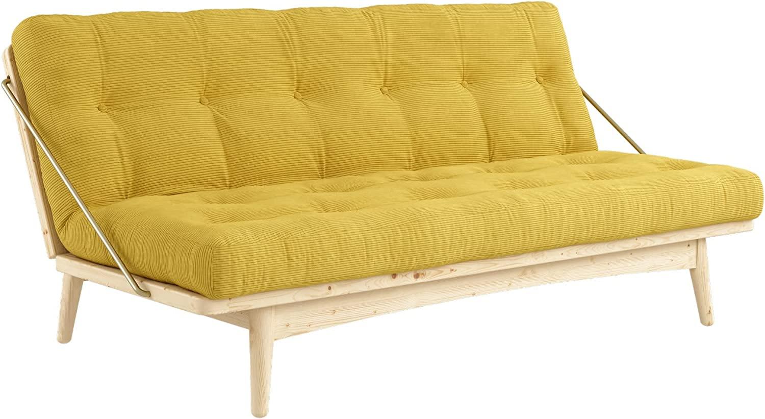 KARUP DESIGN FOLK Schlafsofa Cord Gestell Natur Matratze Honey Bild 1