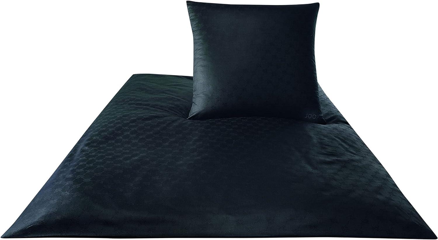 JOOP Bettwäsche Cornflower schwarz 4020-9|200x220 cm + 2x 80x80 cm Bild 1