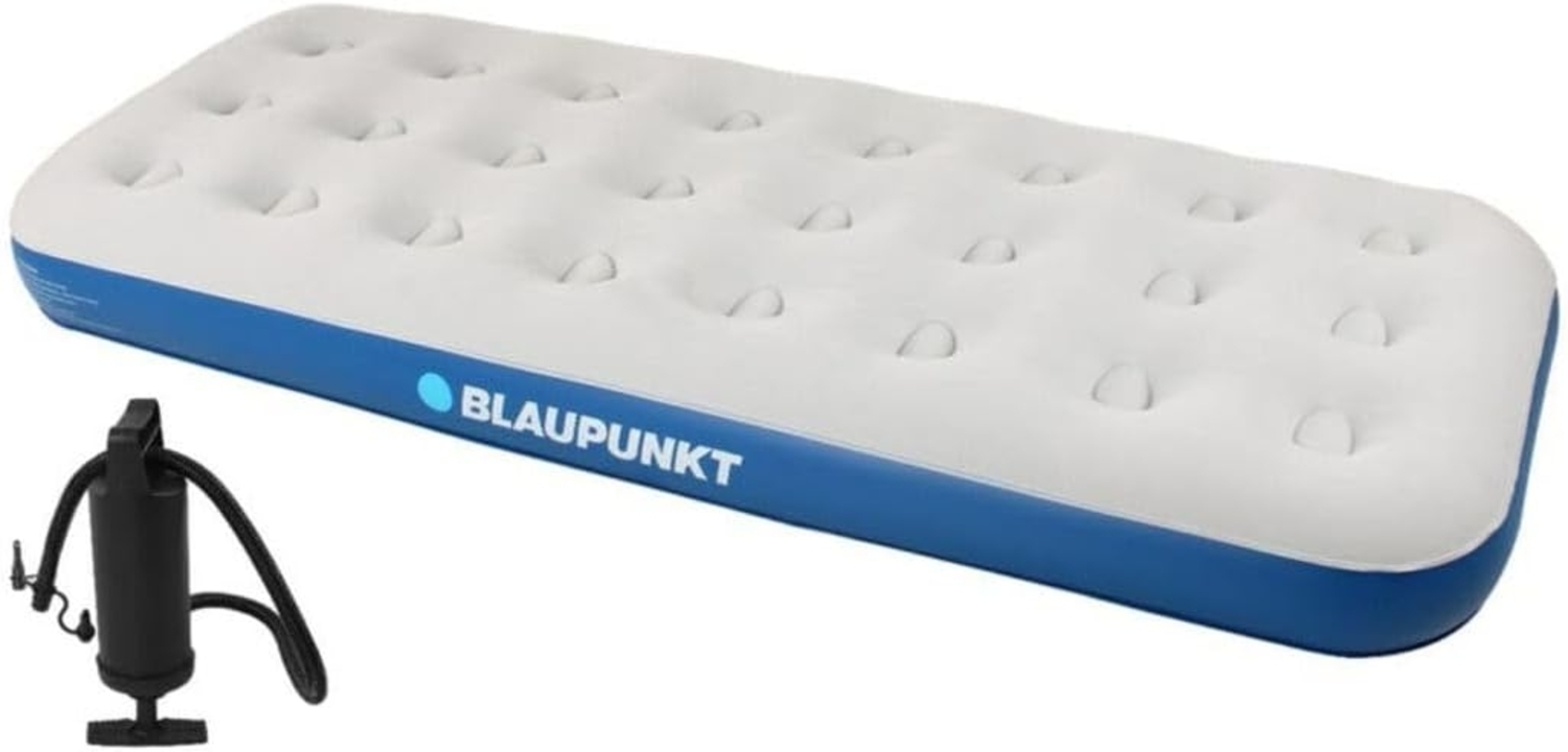 Oppustelig madras med håndpumpe 188x73 cm Blaupunkt IM210 Bild 1