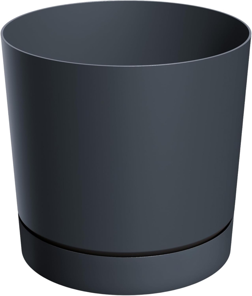 Spetebo Pflanzkübel Kunststoff Pflanzkübel mit Untersetzter rund - Ø 47 cm (Anzahl, 1 St, Stück), UV- und frostbeständig Bild 1