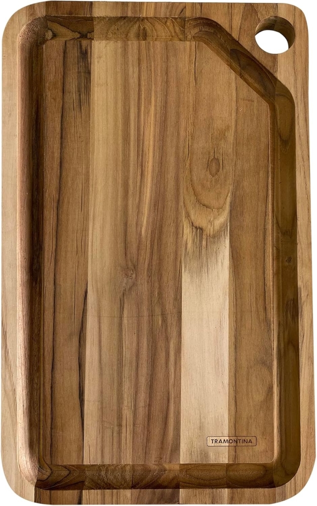 Tramontina Schneidebrett Servierbrett aus Teakholz Bild 1