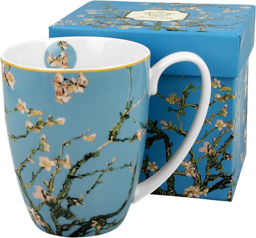 DUO ART GALLERY Klassischer Becher 380 ml ALMOND BLOSSOM New Bone China Porzellan Bild 1