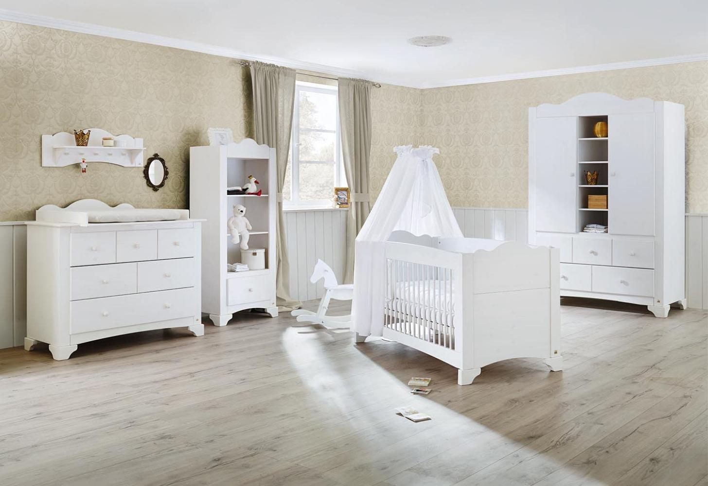 Pinolino 'Pino' 3-tlg. Babyzimmer-Set weiß Bild 1