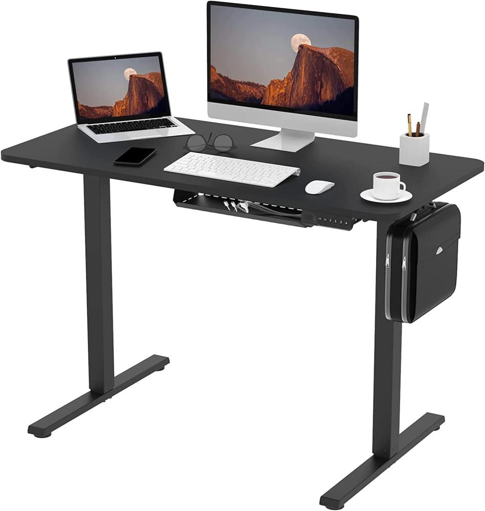 Flexispot E1 Elektrisch Höhenverstellbarer Schreibtisch mit Tischplatte 2-Fach-Teleskop, mit Memory-Steuerung Bild 1