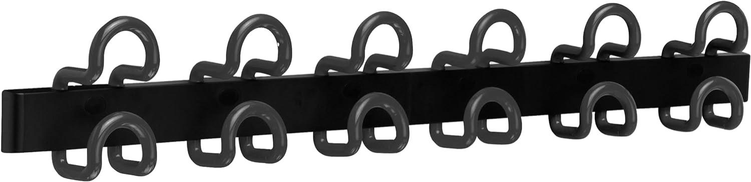 unilux Wandgarderobe ´FIL 346´, 6 Haken, Farbe: schwarz Bild 1