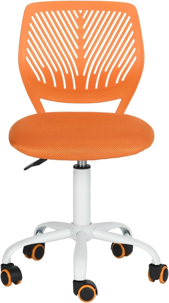 FurnitureR Bunte Schreibtischstuhl, Modernes verstellbares Design Computer Sitz, Swivel Armless Stuhl, Kinderzimmer, Home Office Task Chair Bild 1