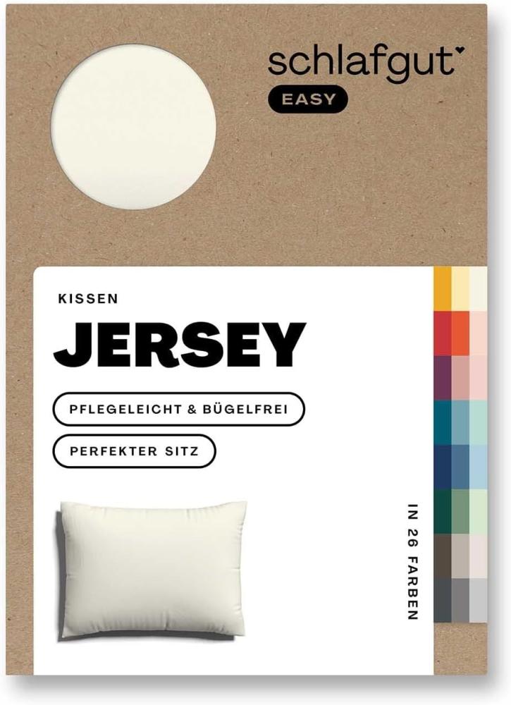 Schlafgut Kissenbezug EASY Jersey|Kissenbezug einzeln 70x90 cm| yellow-light Bild 1