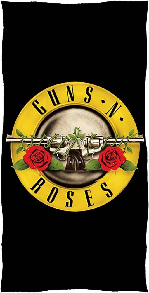 BERONAGE Strandtücher Guns N`Roses Hard-Rock Badetuch 70x140 cm, 100% Baumwolle (1-St), Frottee in Velours-Qualität Bild 1